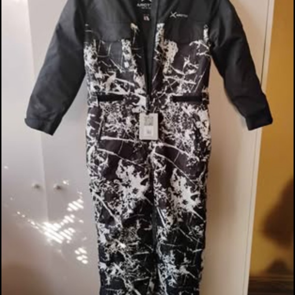 Black and White Snow Jumpsuit